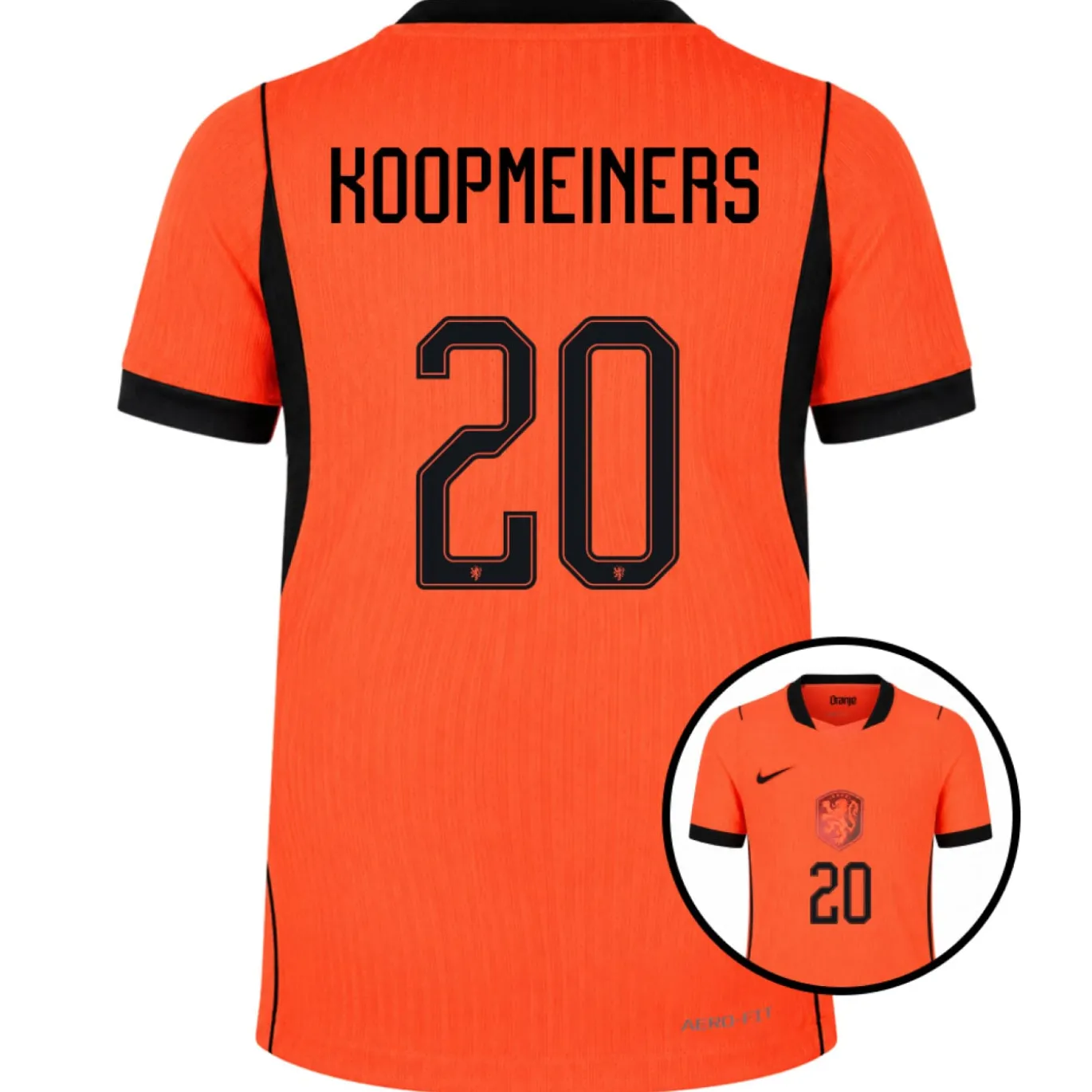 Nike Nederland Koopmeiners 20 Thuisshirt Authentic 2026-2028 Kids