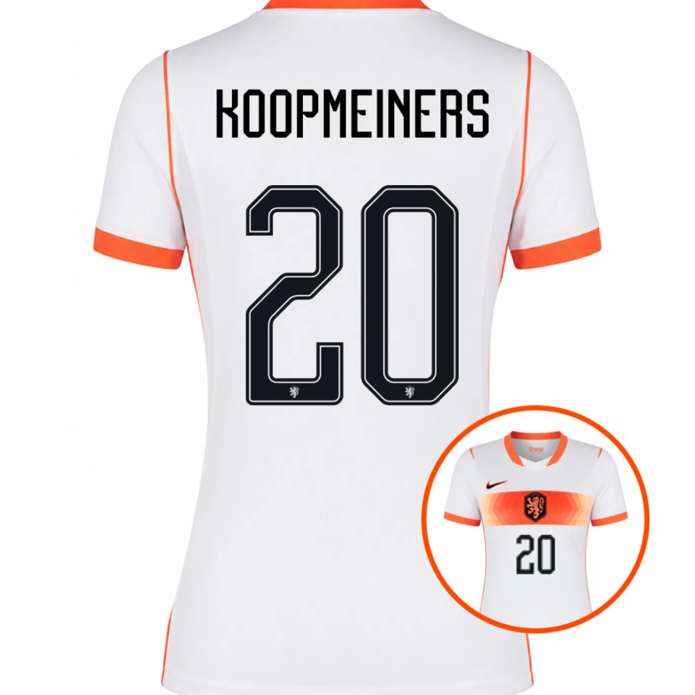Nike Nederland Koopmeiners 20 Uitshirt 2026-2028 Dames