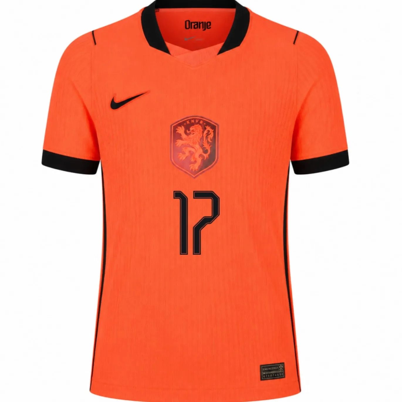 Nike Nederland Lang 17 Thuisshirt Authentic 2026-2028 Kids