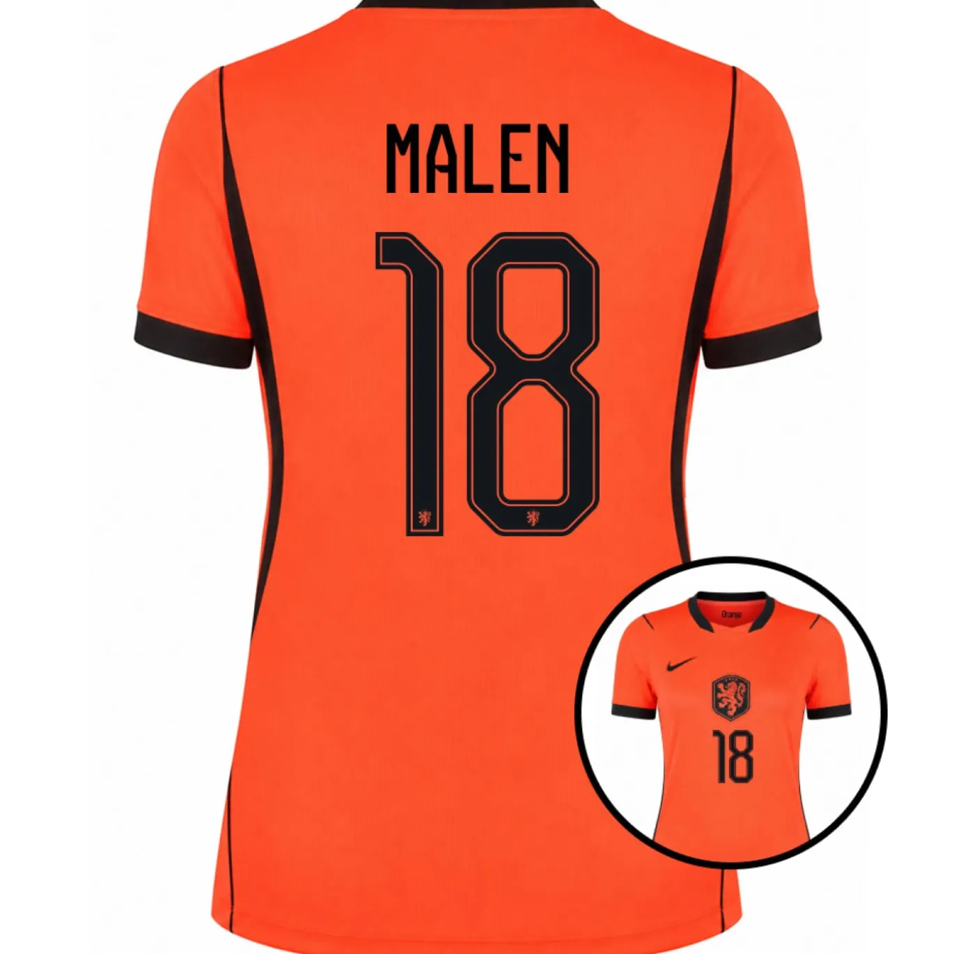 Nike Nederland Malen 18 Thuisshirt 2026-2028 Dames