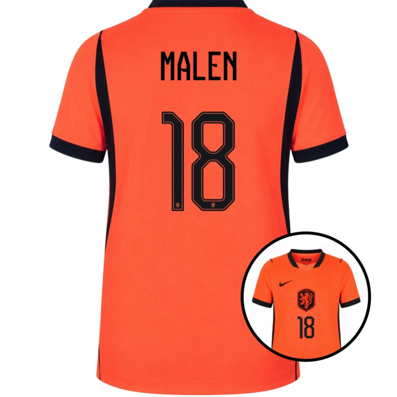 Nike Nederland Malen 18 Thuisshirt 2026-2028 Kids