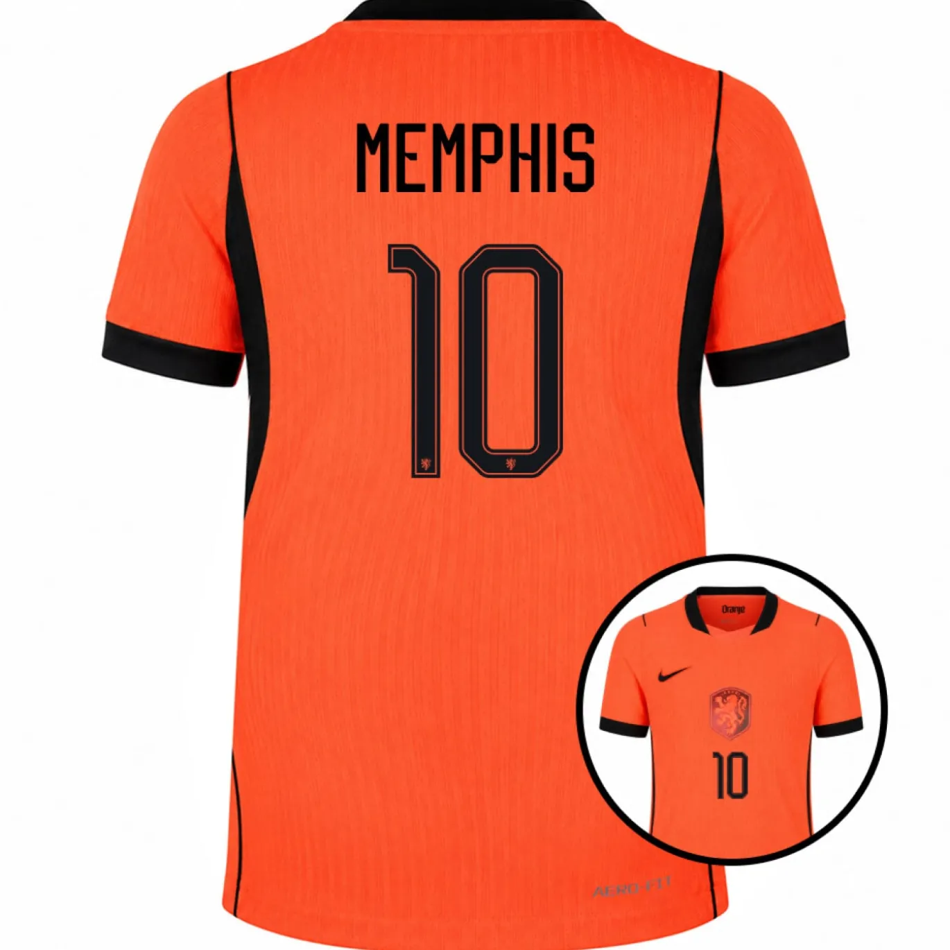 Nike Nederland Memphis 10 Thuisshirt Authentic 2026-2028 Kids