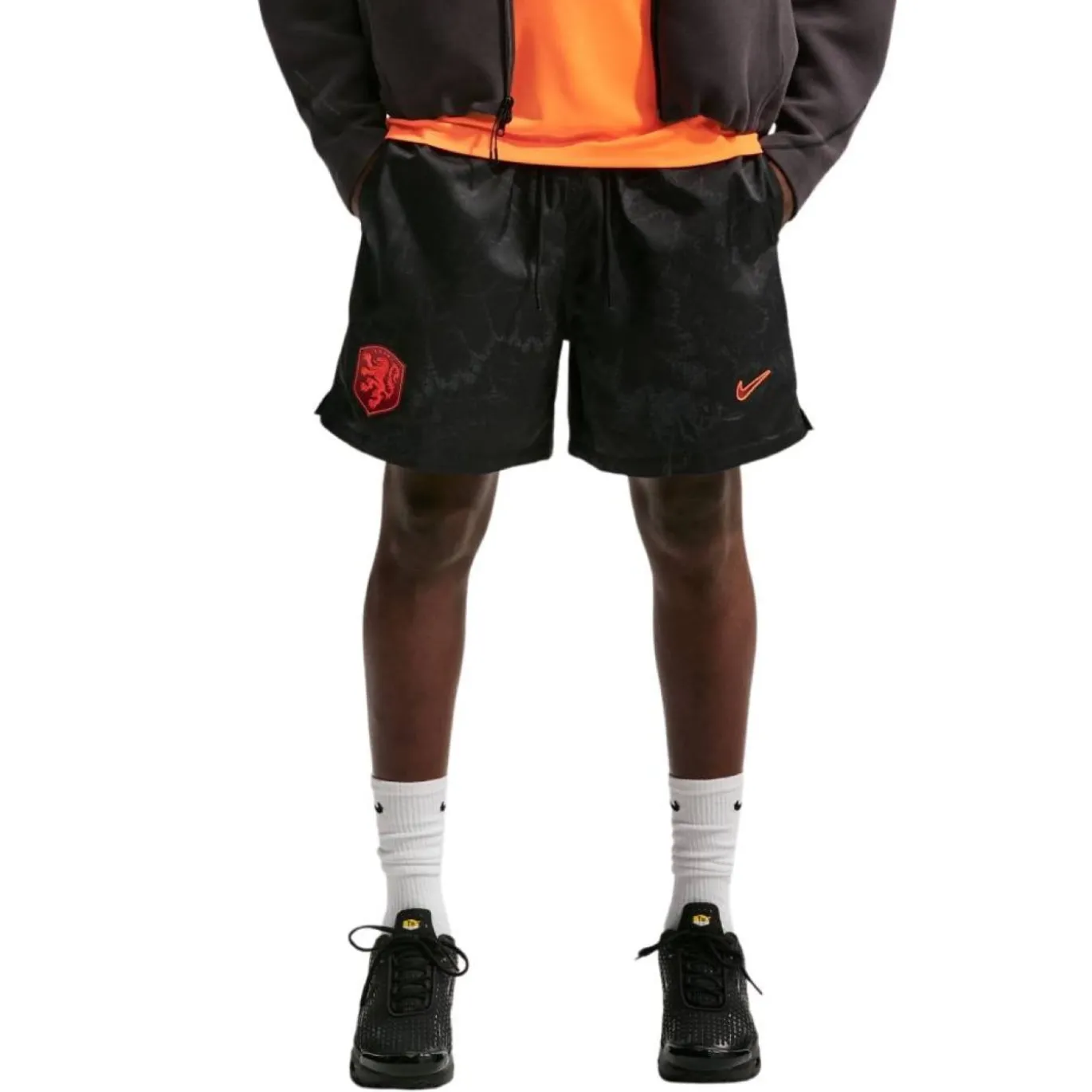 Nike Nederland Polo Zomerset 2026-2028 Zwart Oranje