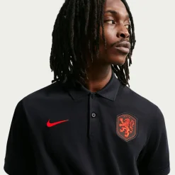 Nike Nederland Polo 2026-2028 Zwart Oranje