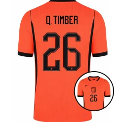 Nike Nederland Q. Timber 26 Thuisshirt Authentic 2026-2028