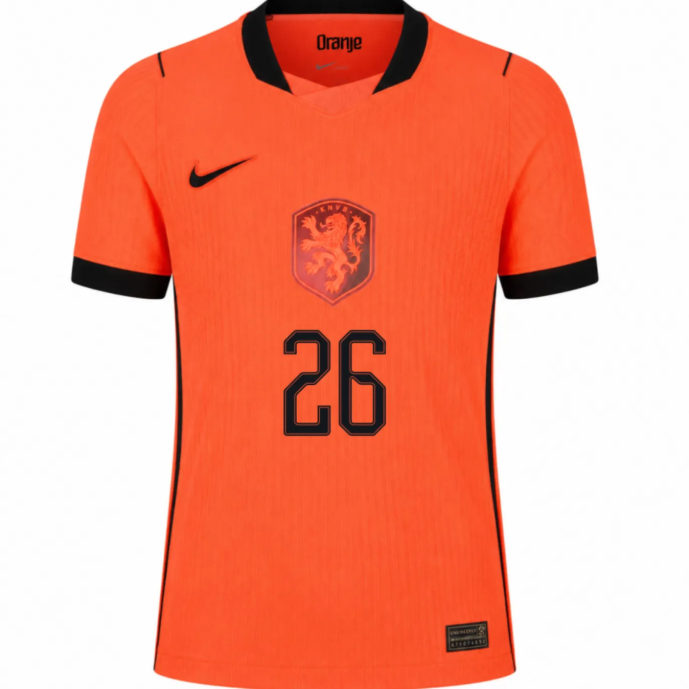 Nike Nederland Q. Timber 26 Thuisshirt Authentic 2026-2028 Kids