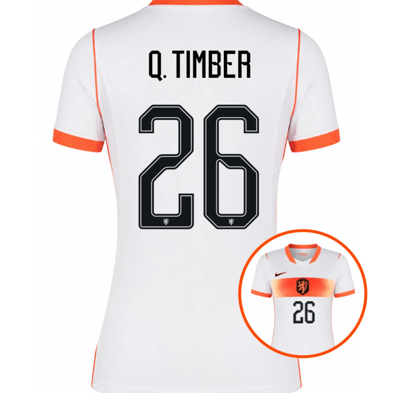 Nike Nederland Q. Timber 26 Uitshirt 2026-2028 Dames
