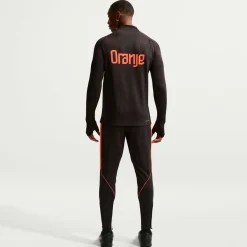 Nike Nederland Strike Elite Trainingstrui 1/4-Zip 2026-2028 Zwart Oranje