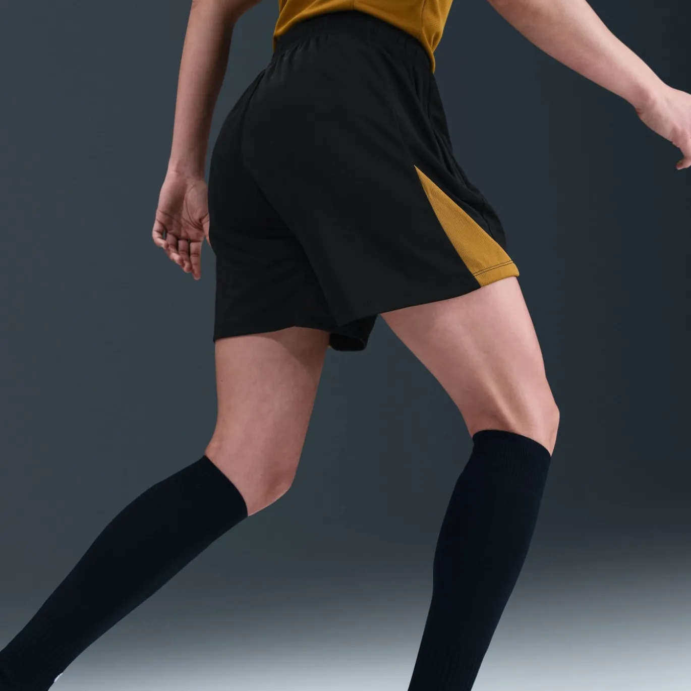 Nike Nederland Strike Trainingsbroekje OranjeLeeuwinnen 2025-2027 Dames Zwart Brons Wit