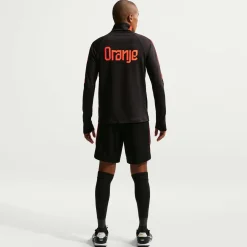 Nike Nederland Strike Trainingstrui 1/4-Zip 2026-2028 Zwart Oranje