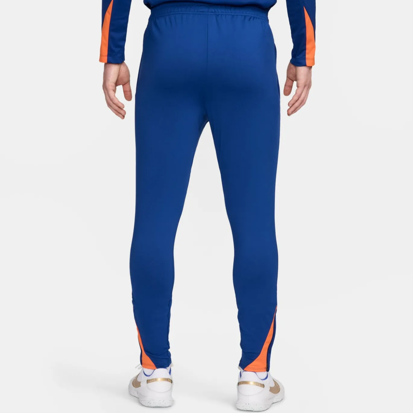 Nike Nederland Strike Trainingsbroek 2024-2026 Blauw Oranje