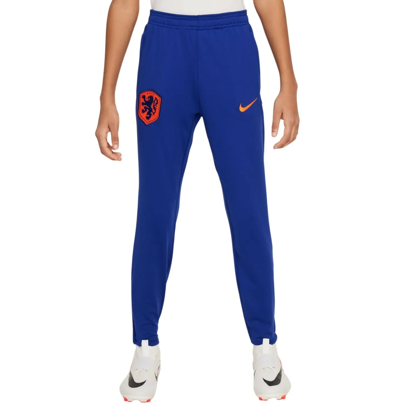 Nike Nederland Strike Trainingsbroek 2024-2026 Kids Blauw Oranje