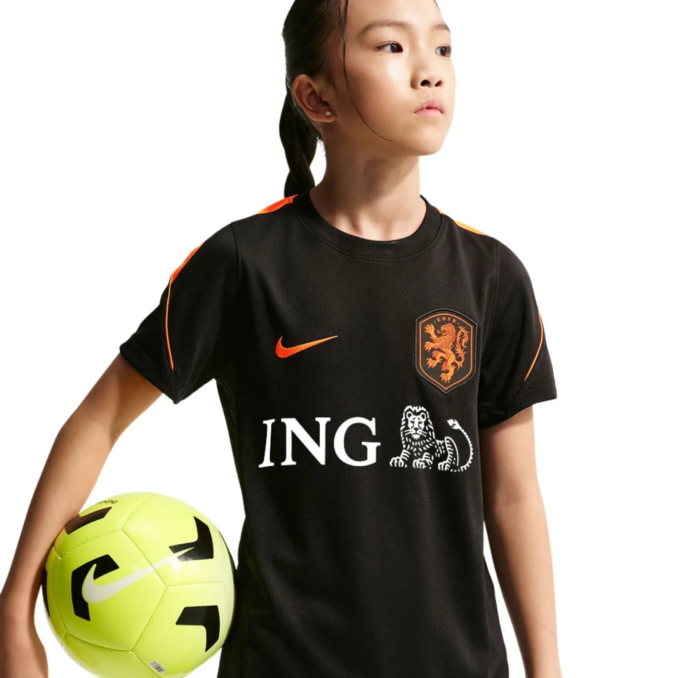Nike Nederland Strike Trainingsset 2026-2028 Kids Zwart Oranje
