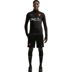 Nike Nederland Strike Trainingsbroekje 2026-2028 Zwart Oranje