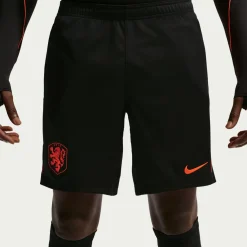 Nike Nederland Strike Trainingsbroekje 2026-2028 Zwart Oranje