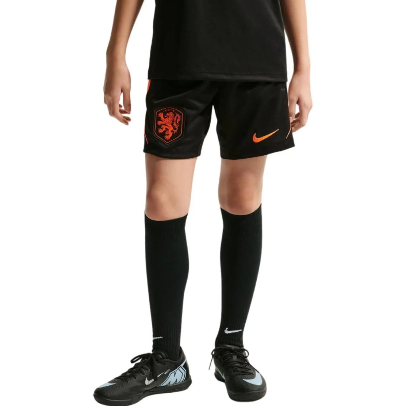 Nike Nederland Strike Trainingsbroekje 2026-2028 Kids Zwart Oranje