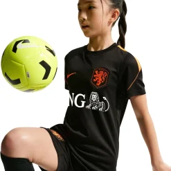 Nike Nederland Strike Trainingsshirt 2026-2028 Kids Zwart Oranje
