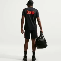 Nike Nederland Strike Trainingsshirt 2026-2028 Zwart Oranje