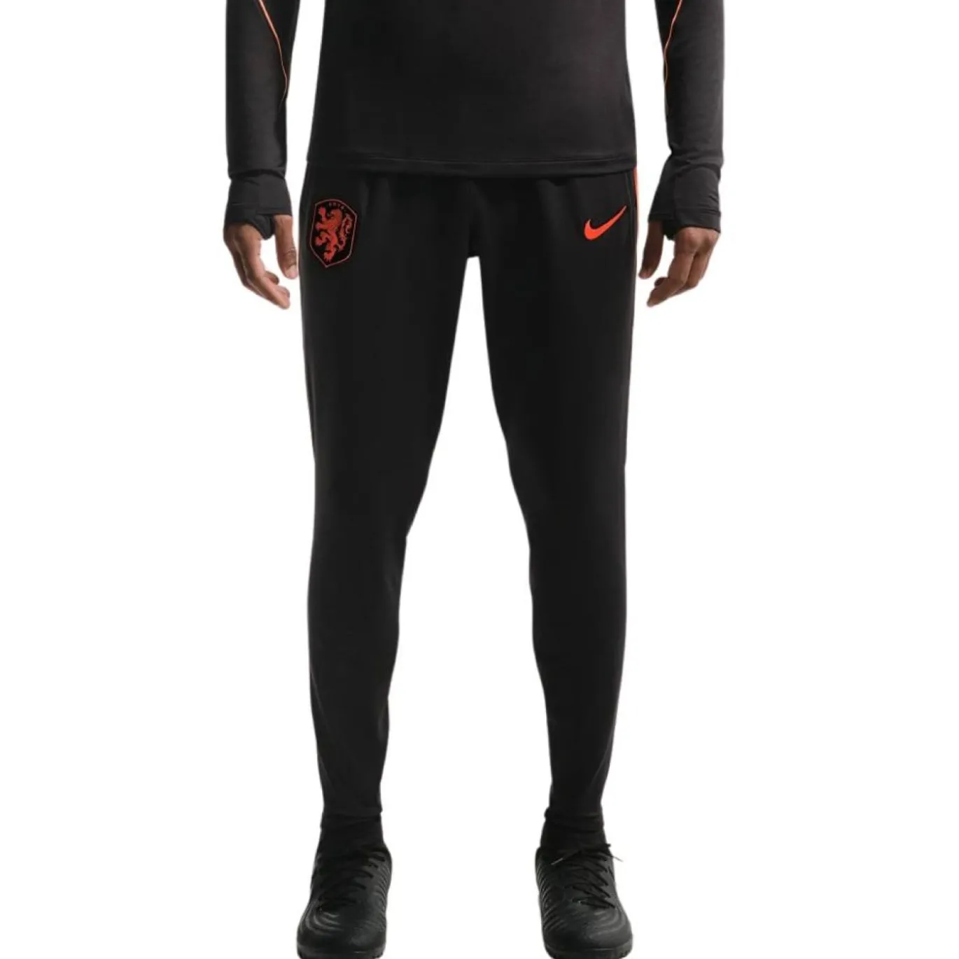 Nike Nederland Strike Trainingspak 1/4-Zip 2026-2028 Zwart Oranje