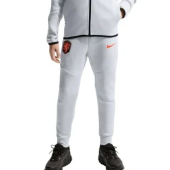Nike Nederland Tech Fleece Trainingspak 2026-2028 Kids Lichtgrijs Zwart Feloranje