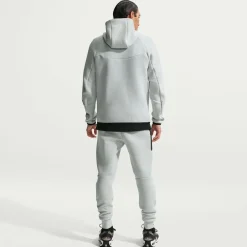 Nike Nederland Tech Fleece Trainingspak 2026-2028 Lichtgrijs Zwart Feloranje