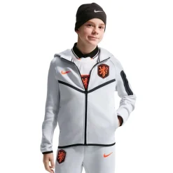Nike Nederland Tech Fleece Vest 2026-2028 Kids Lichtgrijs Zwart Feloranje