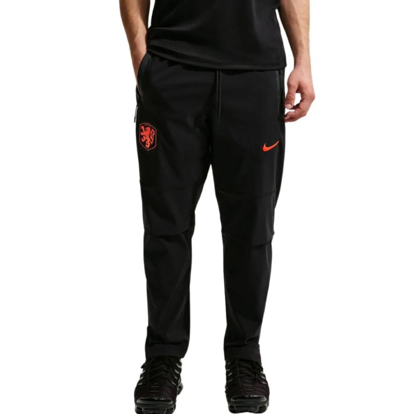 Nike Nederland Tech Woven Trainingsbroek 2026-2028 Zwart Oranje