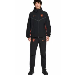 Nike Nederland Tech Woven Trainingspak 2026-2028 Zwart Oranje