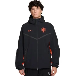 Nike Nederland Tech Woven Trainingspak 2026-2028 Zwart Oranje