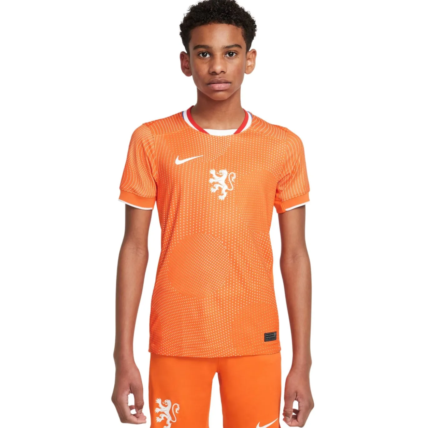 Nike Nederland Thuisshirt OranjeLeeuwinnen 2025-2027 Kids + EK 2025 Badges