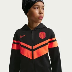 Nike Nederland Trainingspak Full-Zip 2026-2028 Kids Zwart Oranje