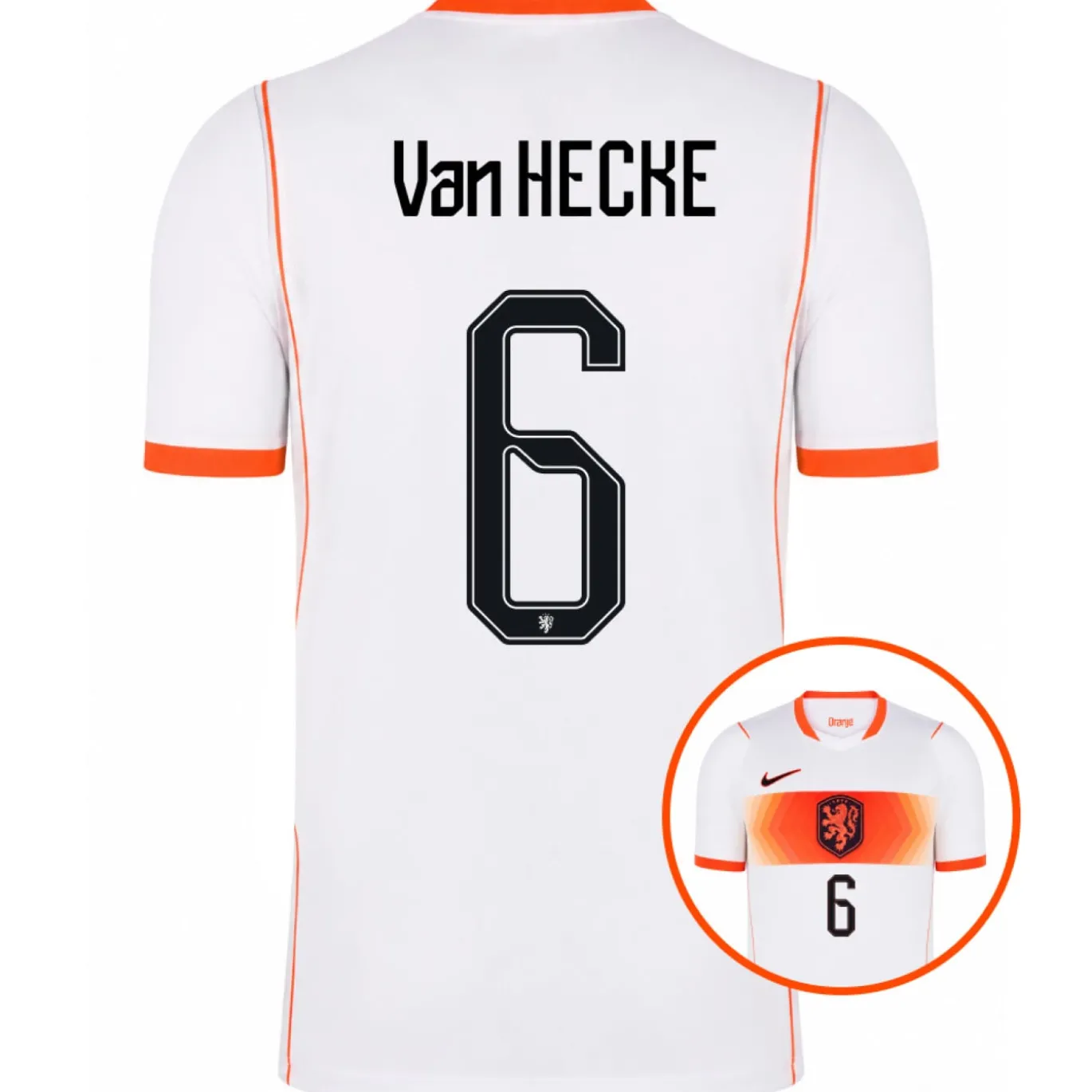 Nike Nederland Van Hecke 6 Uitshirt 2026-2028
