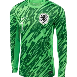 Nike Nederland Verbruggen 1 Keepersshirt Lange Mouwen 2024-2026 Groen
