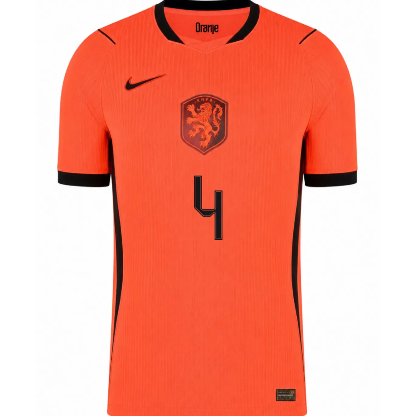 Nike Nederland Virgil 4 Thuisshirt Authentic 2026-2028