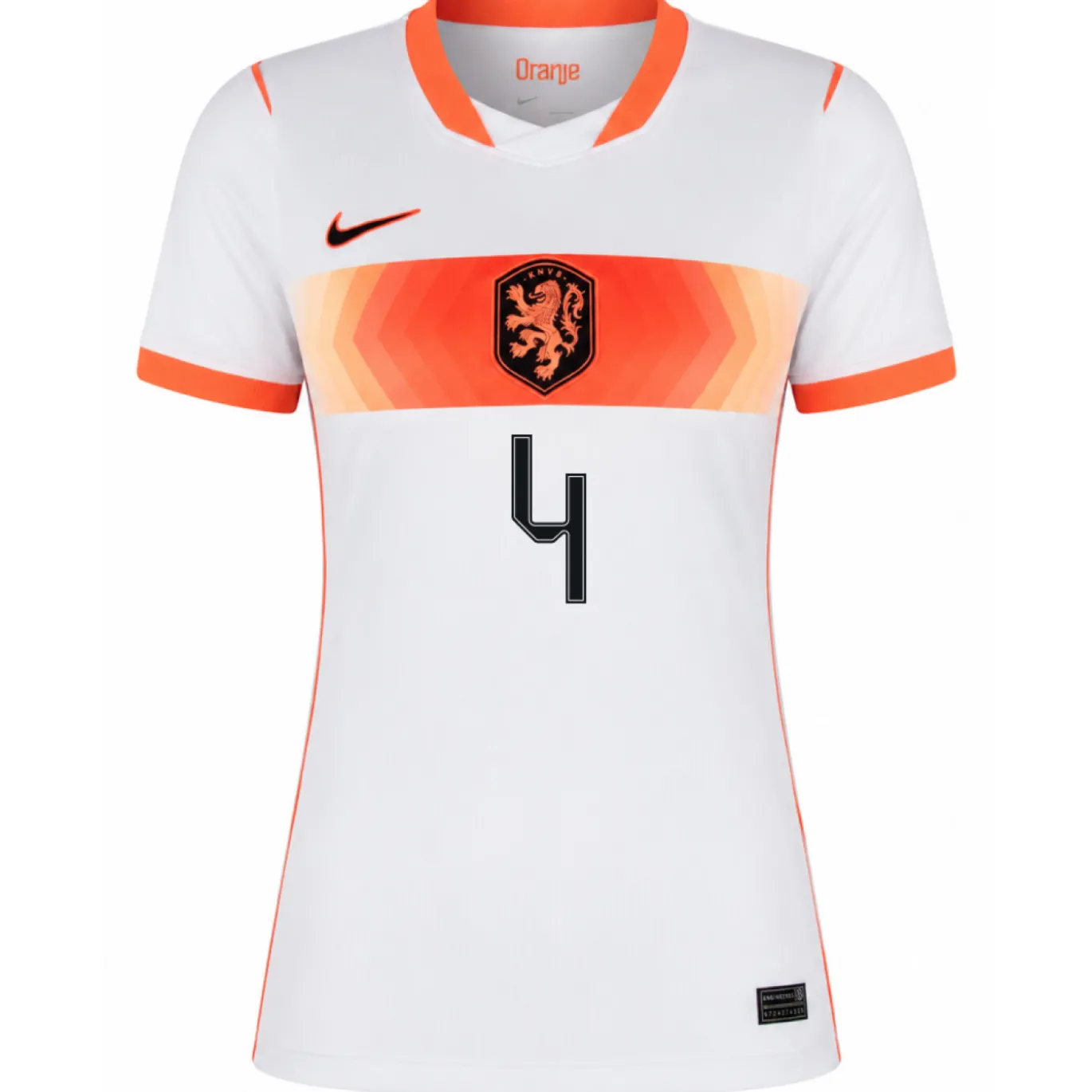 Nike Nederland Virgil 4 Uitshirt 2026-2028 Dames