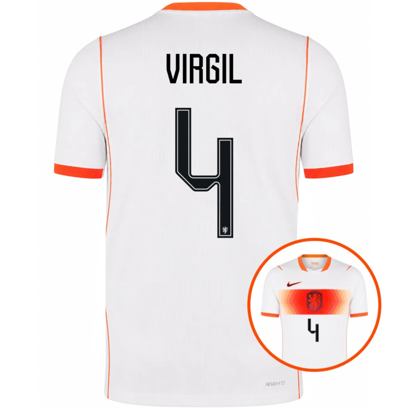 Nike Nederland Virgil 4 Uitshirt Authentic 2026-2028