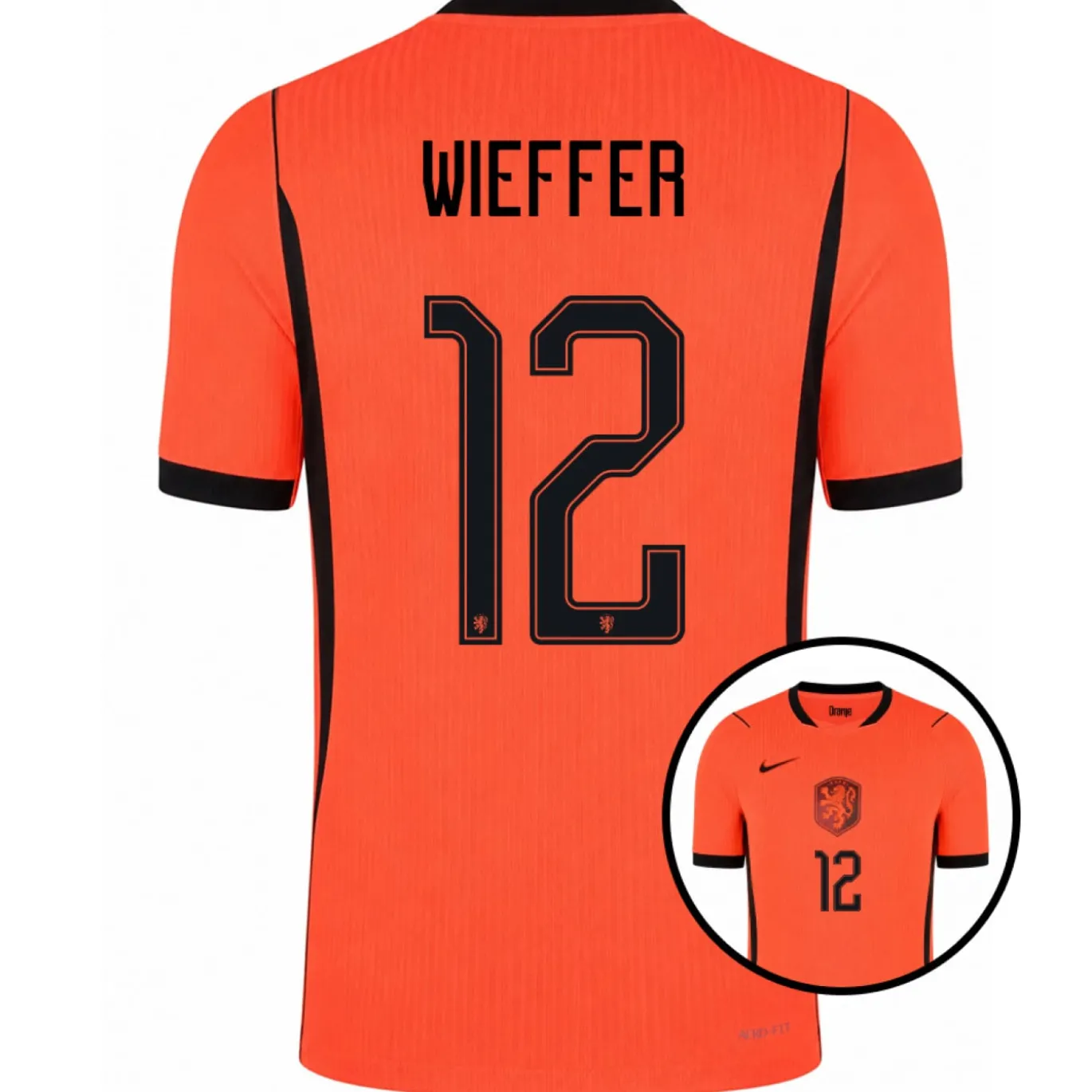 Nike Nederland Wieffer 12 Thuisshirt Authentic 2026-2028
