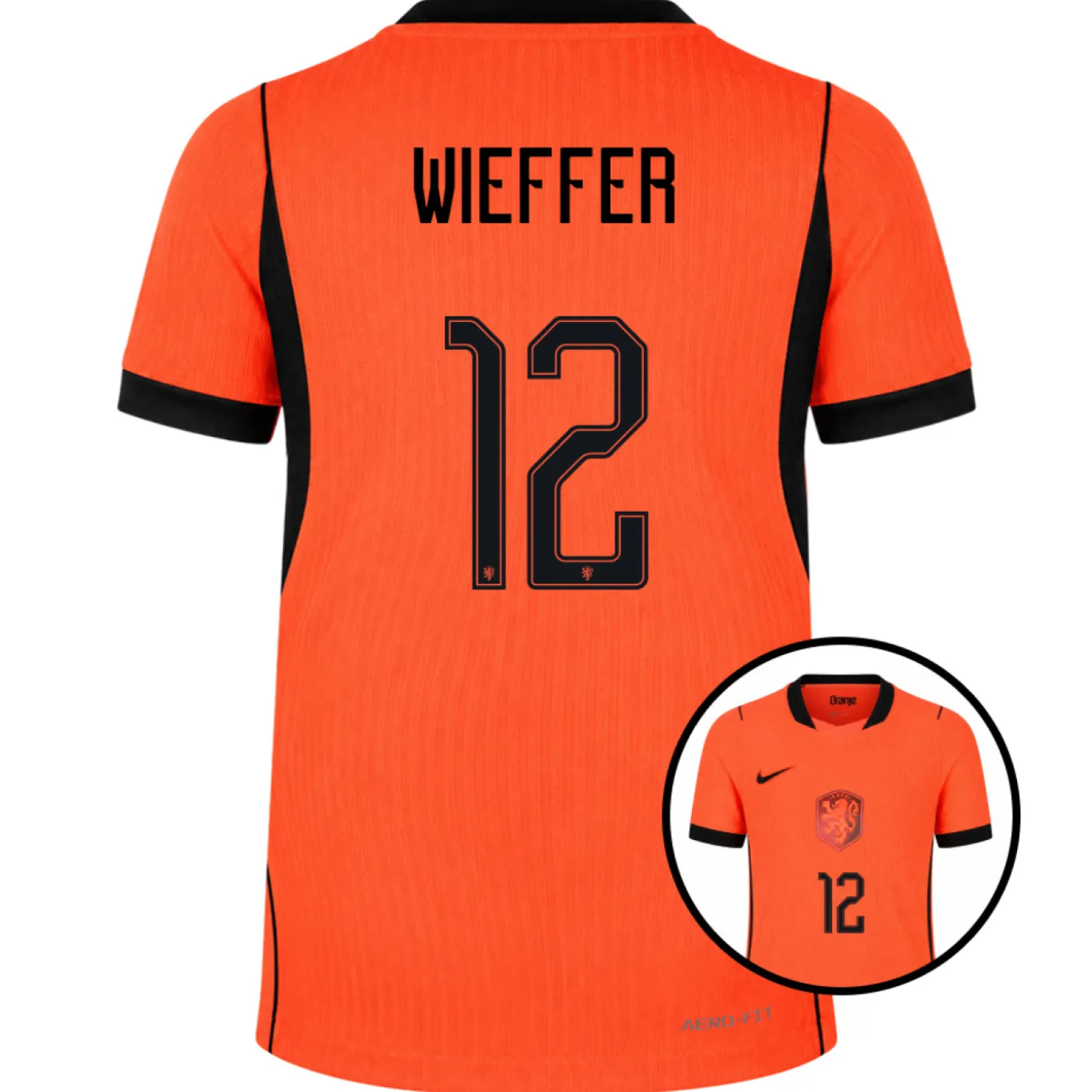 Nike Nederland Wieffer 12 Thuisshirt Authentic 2026-2028 Kids