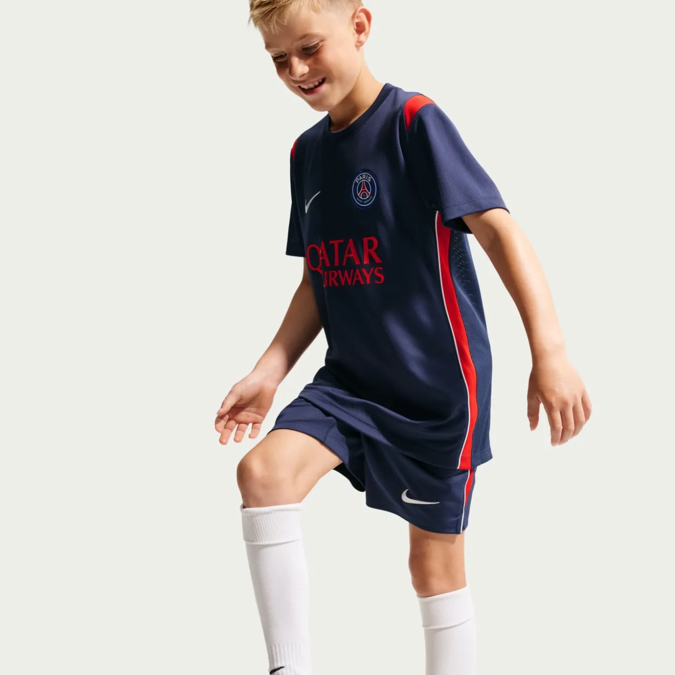 Nike Paris Saint-Germain Academy Pro Trainingsset 2026-2027 Kids Donkerblauw Rood Wit