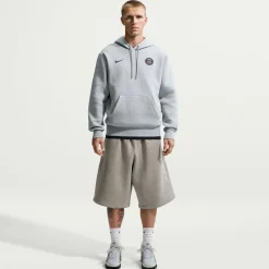 Nike Paris Saint-Germain Club Sportswear Hoodie 2026-2027 Grijs Zwart Donkerblauw