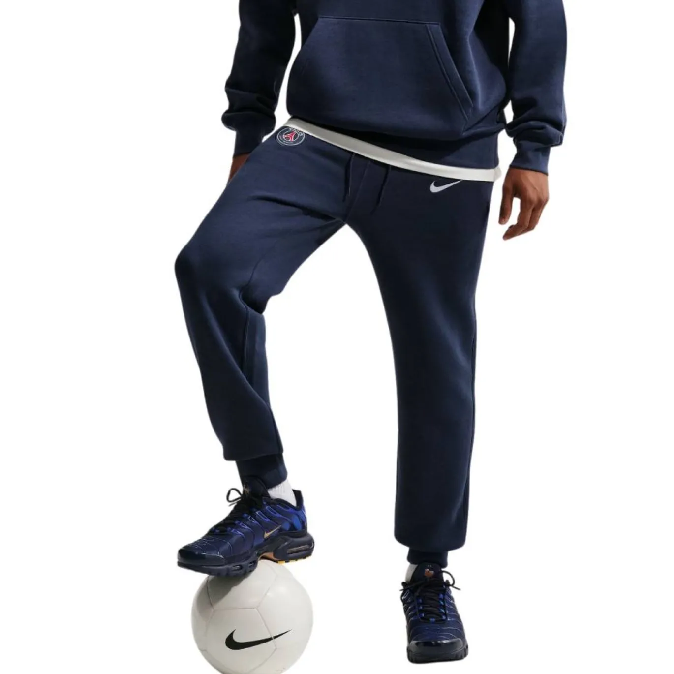 Nike Paris Saint-Germain Club Sportswear Joggingbroek 2026-2027 Donkerblauw Wit