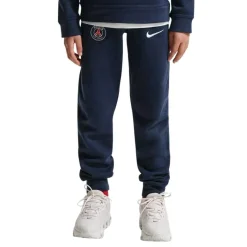 Nike Paris Saint-Germain Club Fleece Trainingspak Hooded 2026-2027 Kids Donkerblauw Wit
