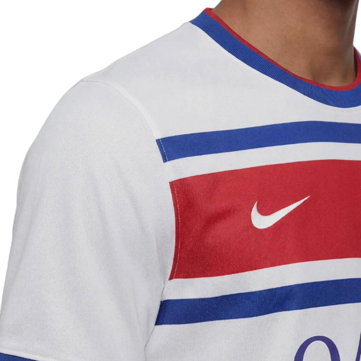 Nike Paris Saint-Germain Pre-Match Trainingsshirt 2026-2027 Wit Donkerblauw Rood