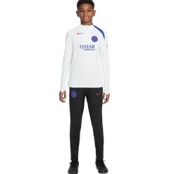 Nike Paris Saint-Germain Strike Trainingspak 1/4-Zip 2025-2026 Kids Wit Zwart Blauw Rood