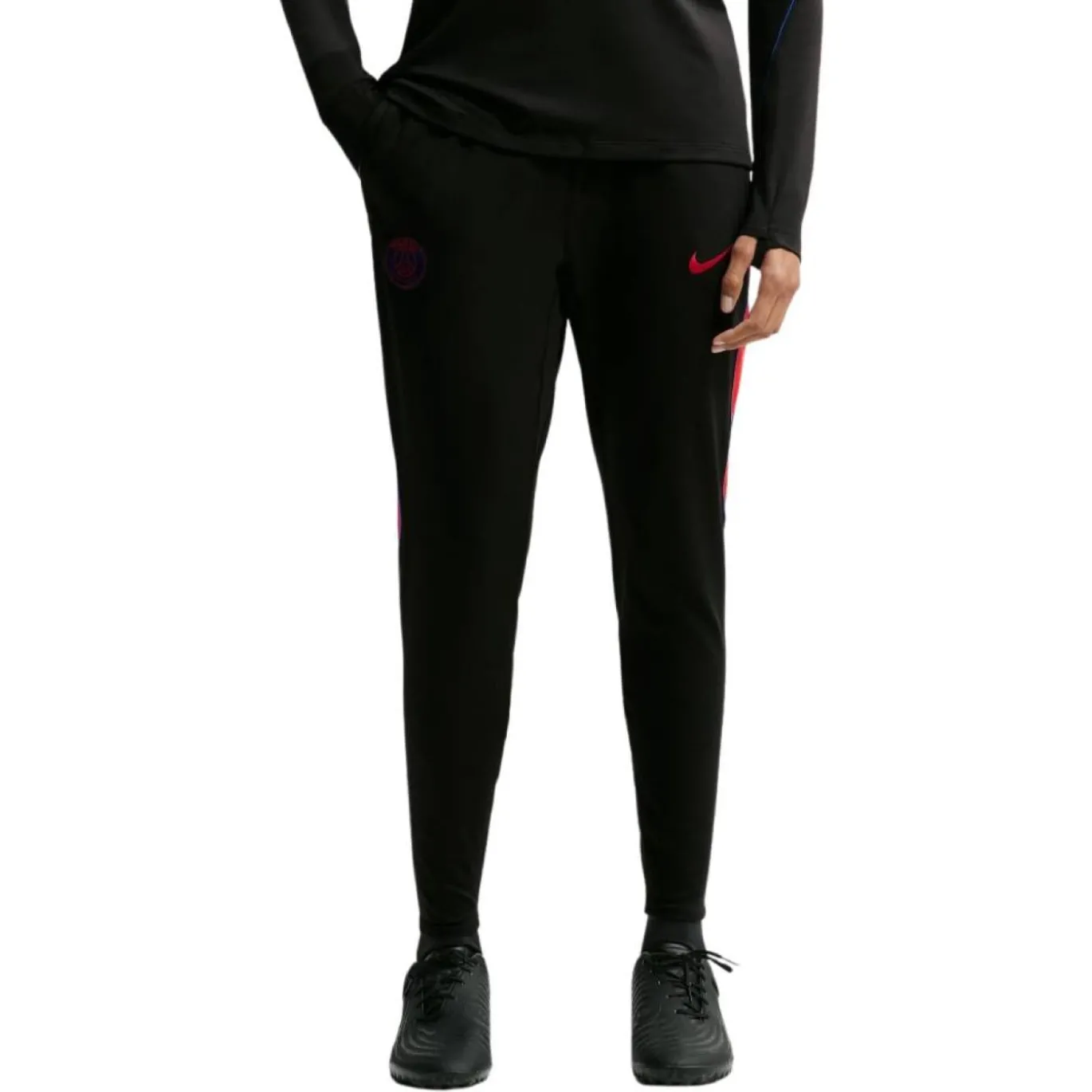 Nike Paris Saint-Germain Strike Trainingsbroek 2026-2027 Dames Zwart Felrood Donkerblauw