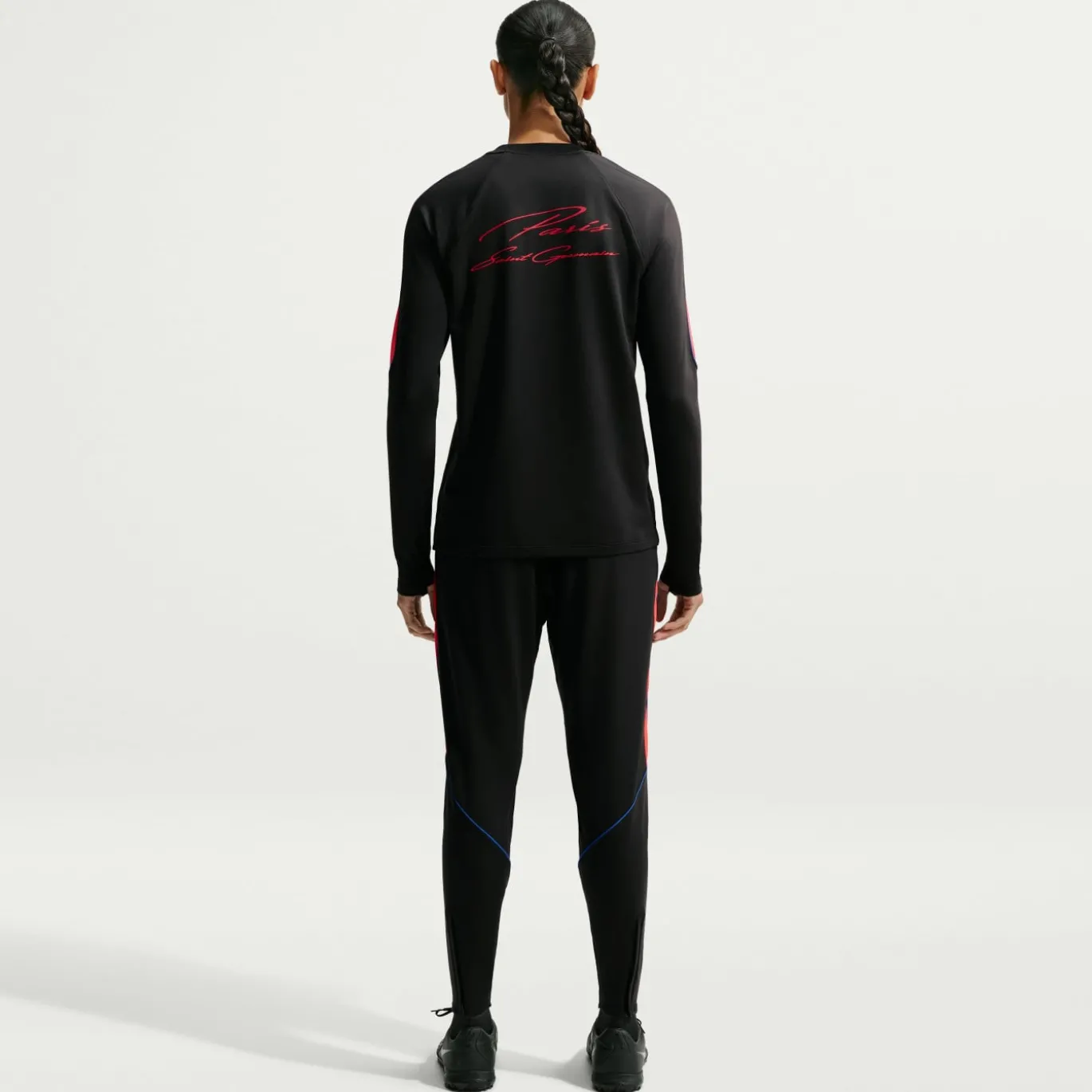Nike Paris Saint-Germain Strike Trainingspak 1/4-Zip 2026-2027 Dames Zwart Blauw Felrood