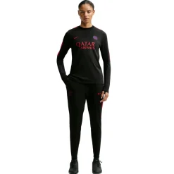 Nike Paris Saint-Germain Strike Trainingspak 1/4-Zip 2026-2027 Dames Zwart Blauw Felrood