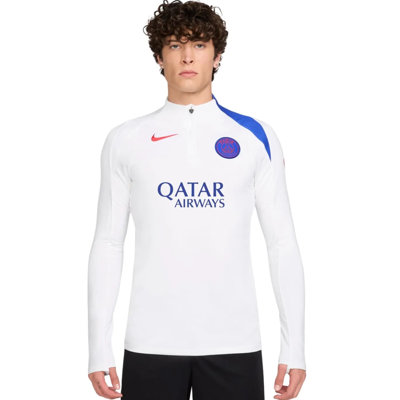 Nike Paris Saint-Germain Strike Trainingstrui 1/4-Zip 2025-2026 Wit Blauw Rood