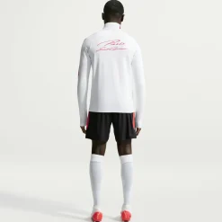 Nike Paris Saint-Germain Strike Trainingstrui 1/4-Zip 2026-2027 Wit Rood Donkerblauw