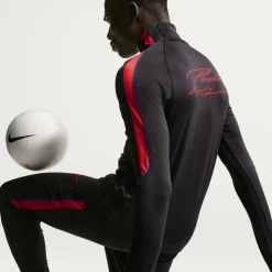 Nike Paris Saint-Germain Strike Trainingstrui 1/4-Zip 2026-2027 Zwart Felrood Donkerblauw
